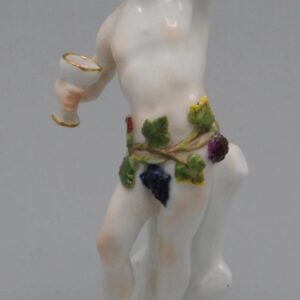 Meissen figurine of a Bacchante, 1740-1760