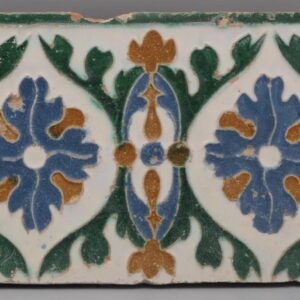 Azulejo, Arista y Cuenca - Spanish Moorish Mudejar Tile, Toledo 16th century