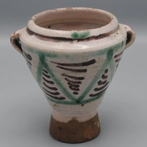 Teruel (Aragon) - Spanish Maiolica Mortar, 17th century