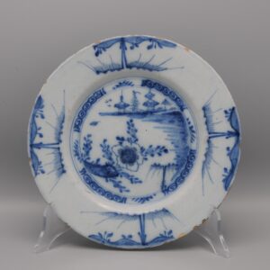 Delft chinoiserie plate - 18th century