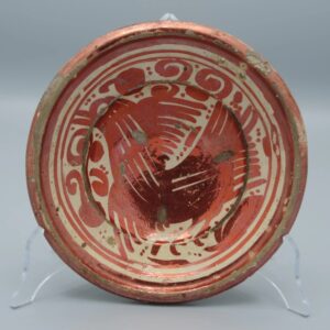 Hispano Moresque Lustreware plate - Late 17th century, Manises