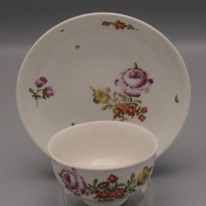 Vienna Porcelain - Rococo Cup and Saucer, late 18th century