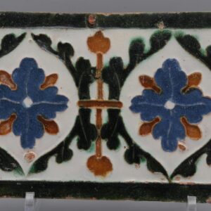 Azulejo, Arista y Cuenca - Spanish Moorish Mudejar Tile, Toledo 16th century