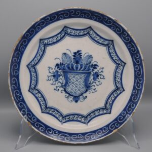 Delft Blue charger - 18th century