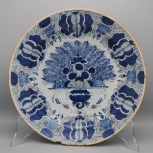 Delft 'Peacock' charger by The Claauw - second half 18th century