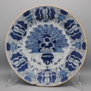 Delft 'Peacock' charger by The Claauw - second half 18th century