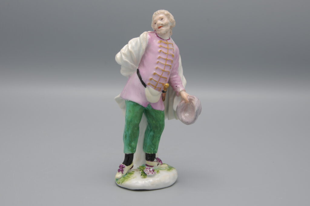 Meissen - figurine of Scapino, Commedia dell'Arte series, ca 1744