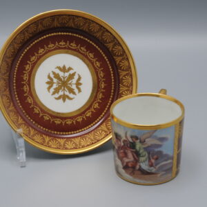 Vienna porcelain - Cup and Saucer, early 19th century