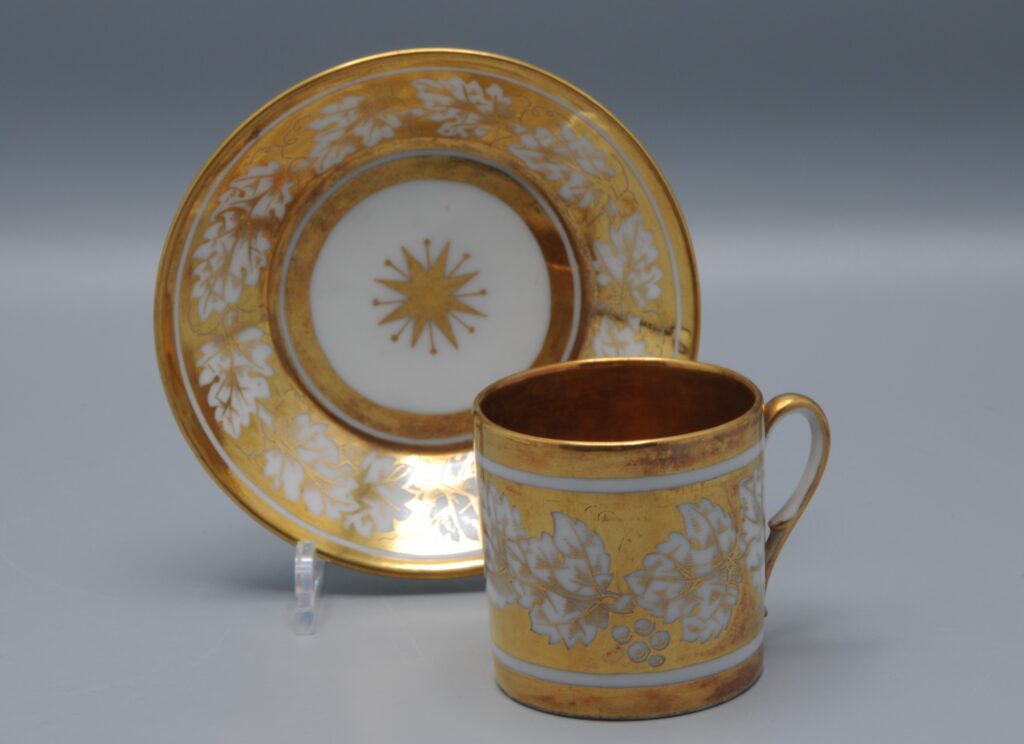 Empire cup and saucer