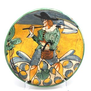 Montelupo Arlecchino Dish, Italy 17th century