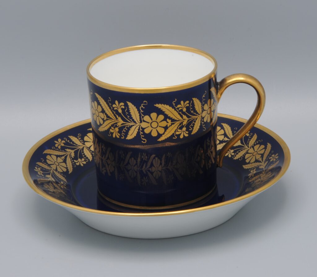Sèvres - Louis Philippe - Cup and Saucer 'Capraire', early 19th century