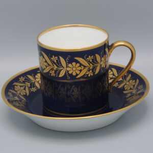 Sèvres - Louis Philippe - Cup and Saucer 'Capraire', early 19th century
