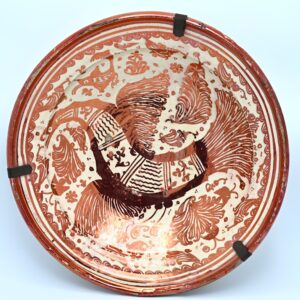 Hispano Moresque Lustreware charger- Late 17th century, Manises